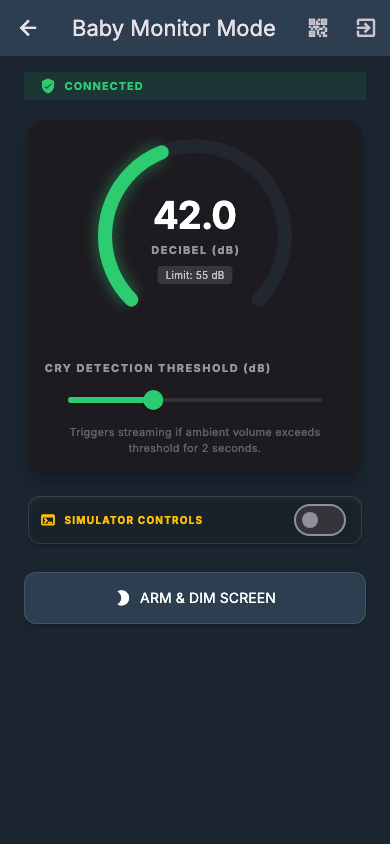 Baby Monitor Screen