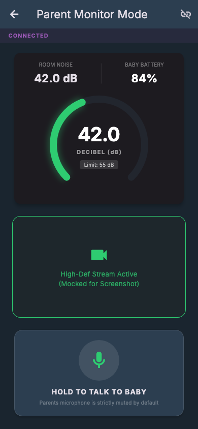 Parent Monitor Screen
